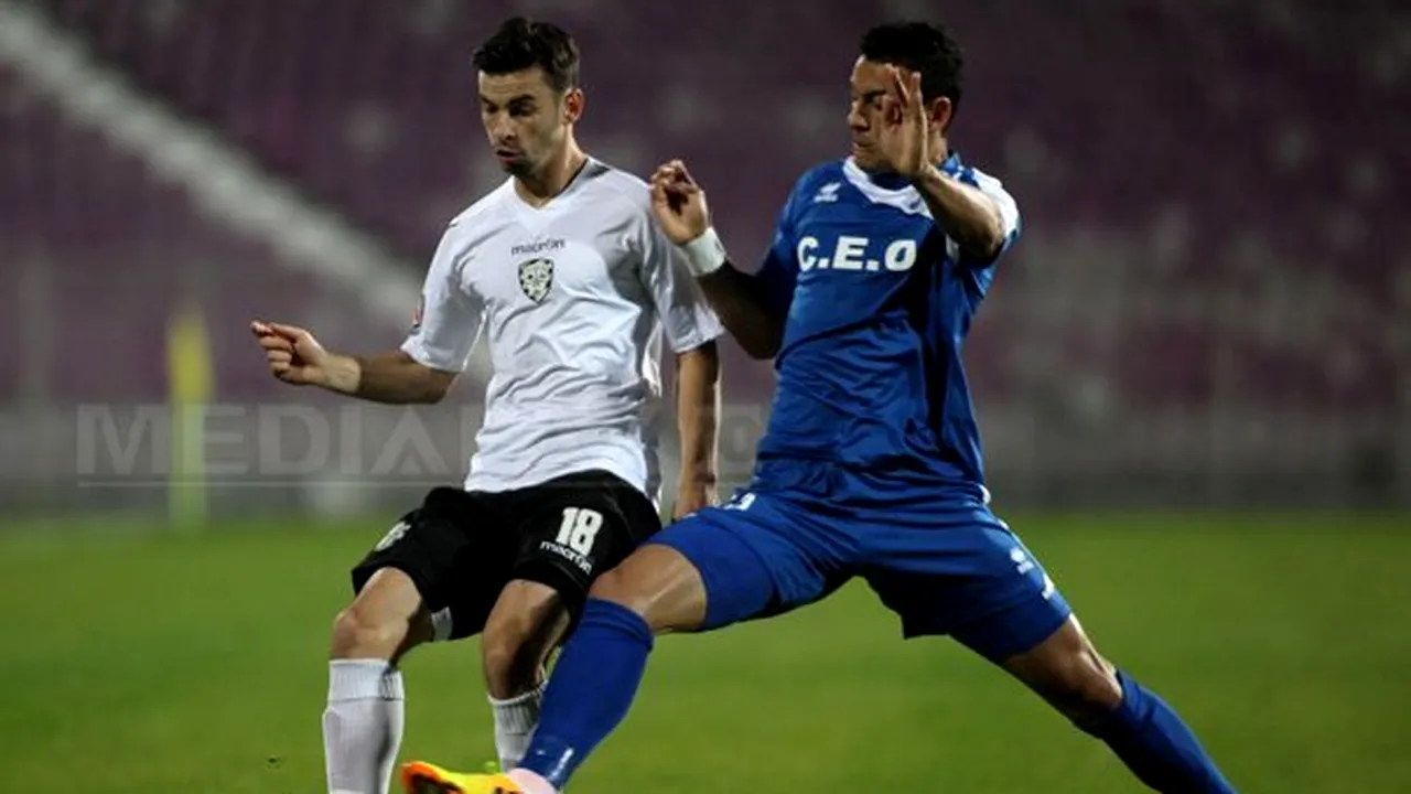 LIGA I: ACS Poli Timişoara - Pandurii Târgu Jiu, scor 2-3