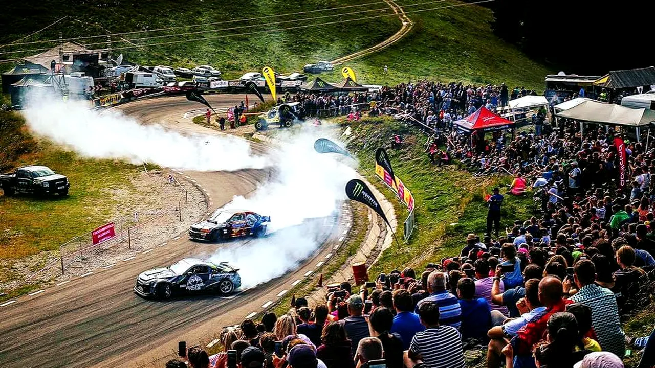 Caii putere se duelează pe munte în weekend. Spectacol la etapa de drift de pe TransRarău
