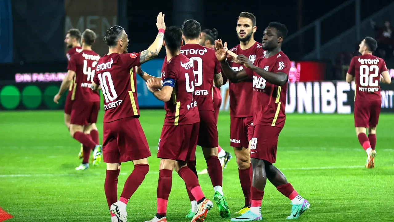 CFR Cluj învinge cu 2-1 Sepsi OSK, în prelungiri, şi trece pe locul 2 