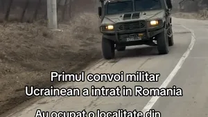 Fake news pe TikTok: se anunţă război, primul convoi militar ucrainean a intrat în România