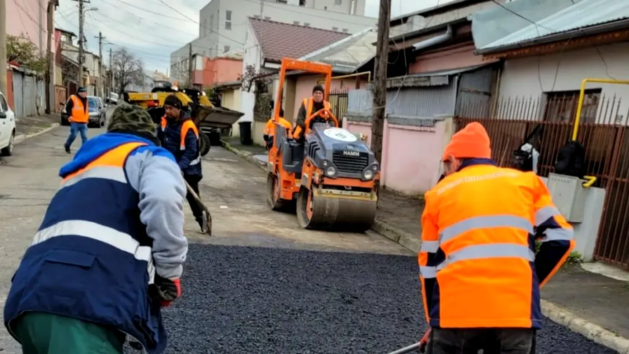 S-au finalizat lucrările de reparații pe străzile Ionescu Cristea, Petre Păun și Popa Nae (P)