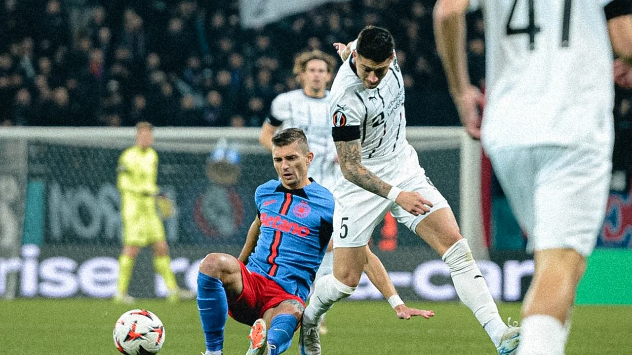 Liga Europa: FCSB - Midtjylland 2-0. Campioana României, a 3-a victorie în grupe