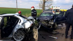 FOTO Cinci persoane au fost rănite în urma unui accident în judeţul Teleorman