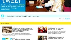 Primul mesaj pe Twitter al Papei Benedict al XVI-lea. Cum a lansat portalul de ştiri al Vaticanului