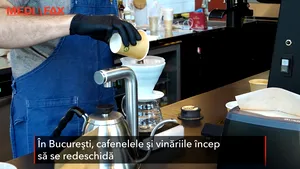 Afacerile revin la viaţă în Capitală. Se redeschid primele cafenele 