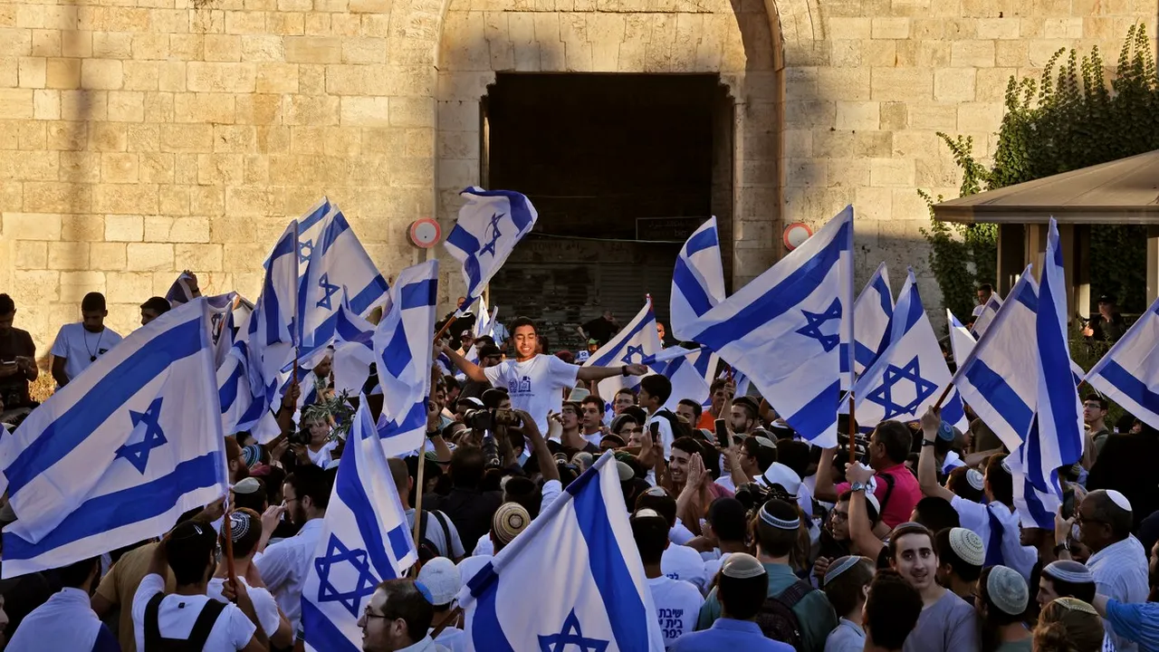 Gaza: Proteste împotriva marşului israelian din Ierusalim