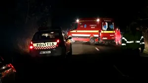 Traficul spre staţiunea Straja, oprit: Un şofer a pierdut controlul volanului din cauza drumului alunecos şi a tamponat patru maşini 