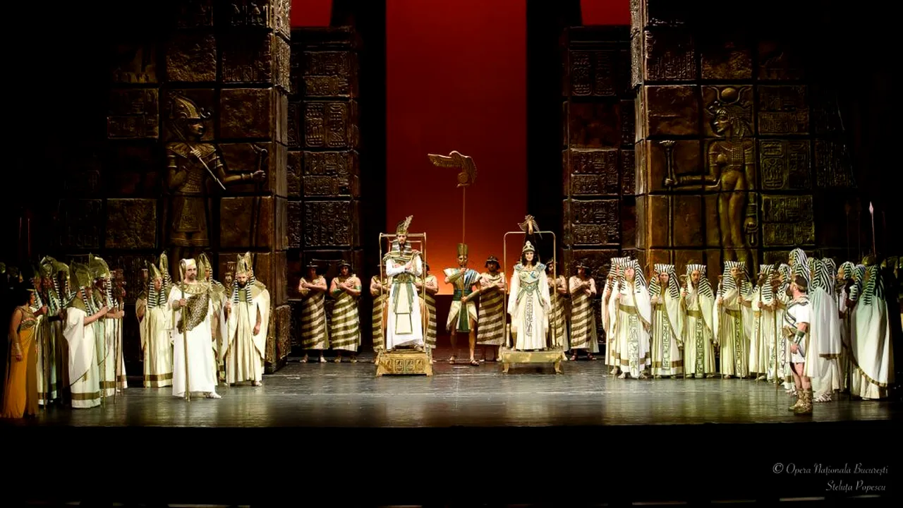 „Aida” de Giuseppe Verdi, duminică, pe scena Operei Naționale București. O poveste despre iubire și sacrificiu