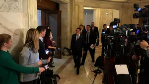 Eduard Hellvig, în Comisia parlamentară pe tema protocoalelor SRI cu instituţiile statului. Şedinţă cu uşile închise