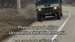 Fake news pe TikTok: se anunţă război, primul convoi militar ucrainean a intrat în România