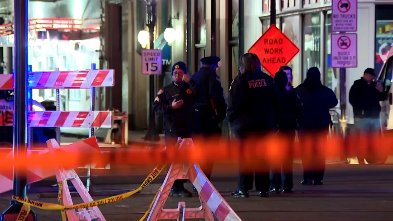 Tragedie de Anul Nou în New Orleans: un vehicul a intrat în mulţime pe Bourbon Street - 10 morţi
