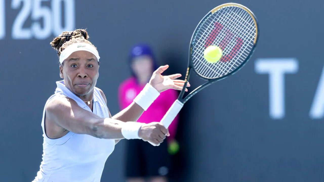 Venus Williams, la 45 de ani, pierde în primul tur la Australian Open, după ce a avut 4-0 în decisiv
