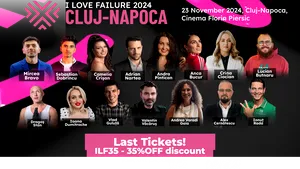 I Love Failure ajunge la Cluj-Napoca