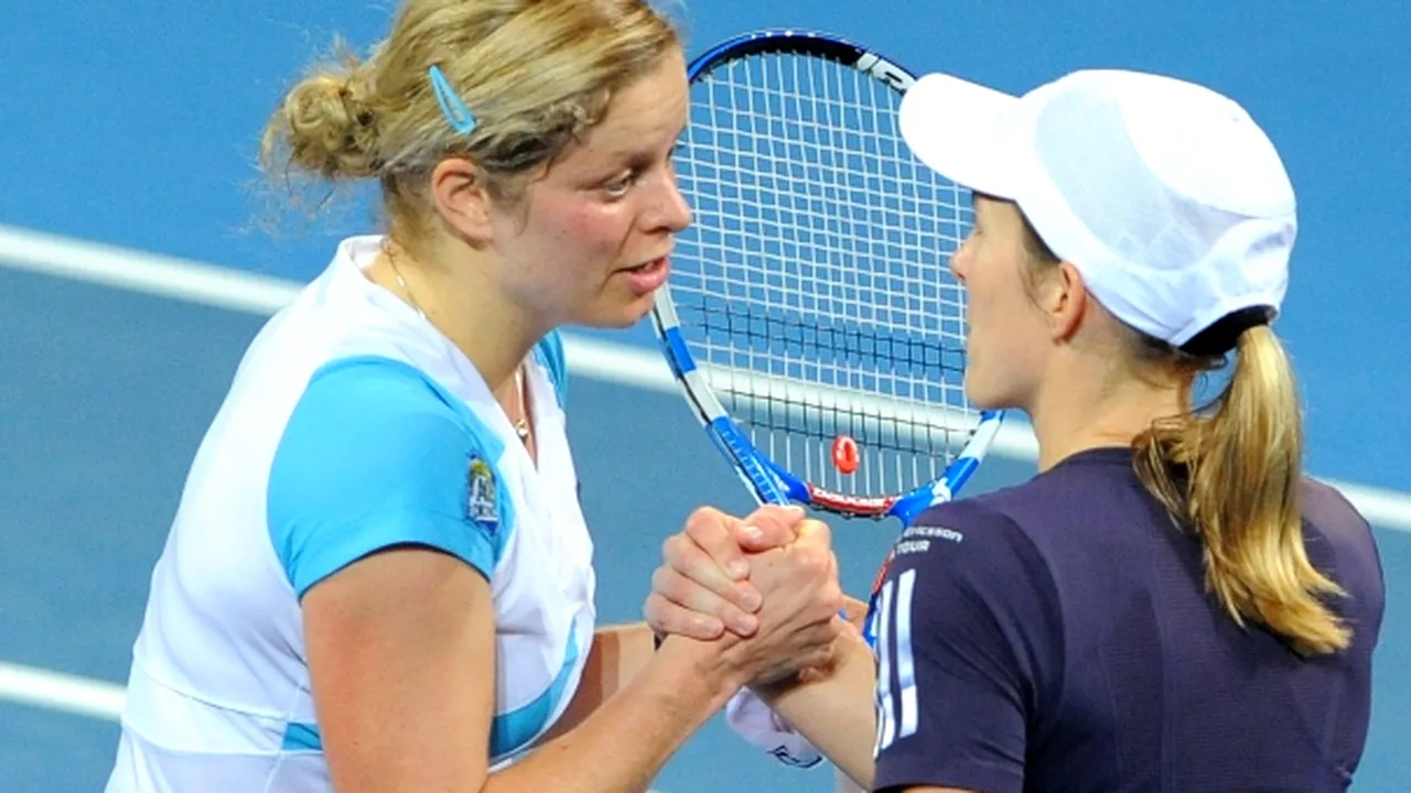 Kim Clijsters a câştigat turneul de la Brisbane în faţa compatrioatei Justine Henin - VIDEO