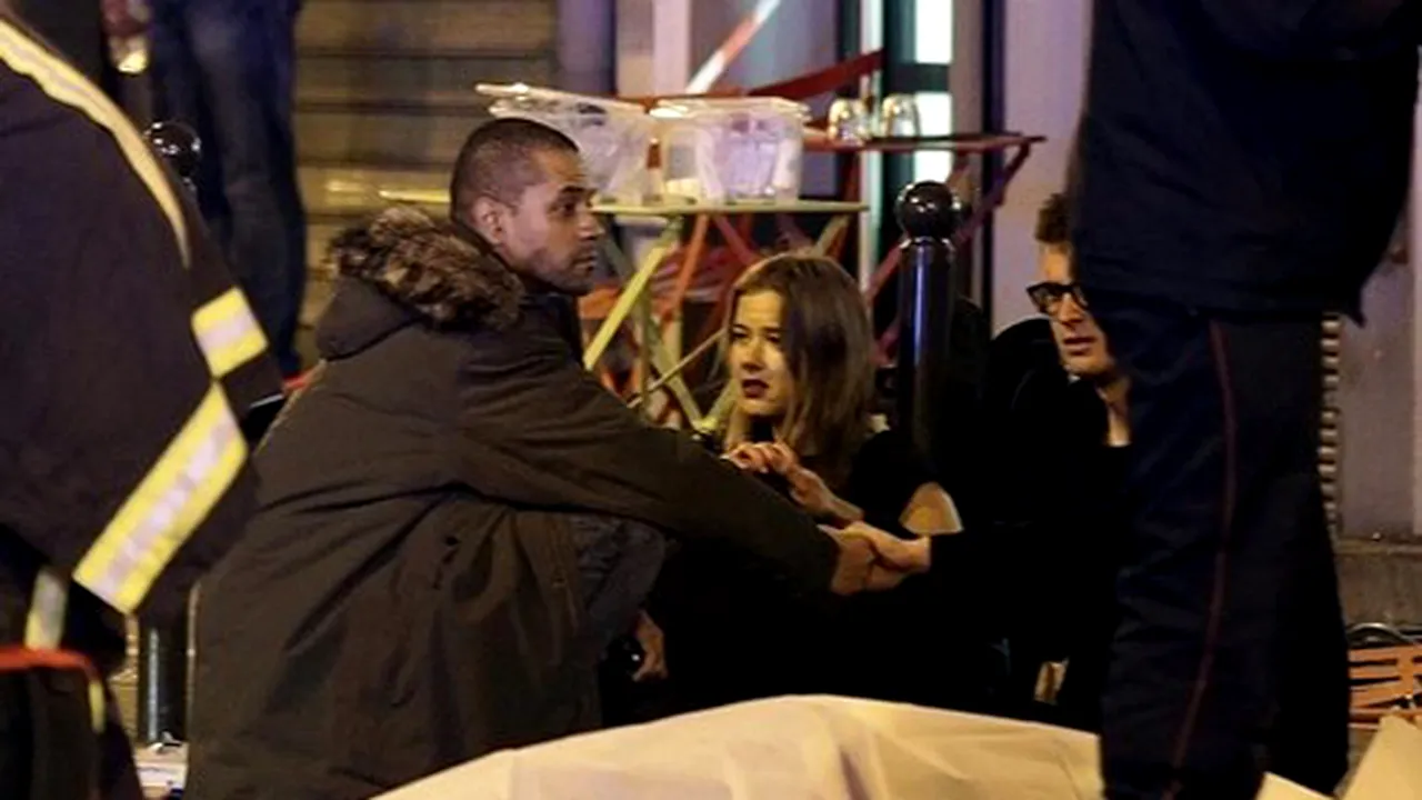 IMAGINI DRAMATICE surprinse în timpul luării de ostatici de la sala de concerte Bataclan şi după atentatele de la Paris - FOTO, VIDEO