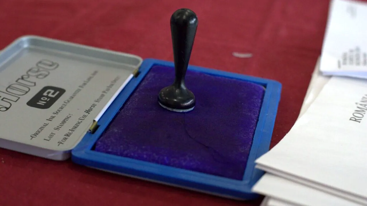 Președintele unei secții de votare din Gorj nu a mai găsit ștampila de vot