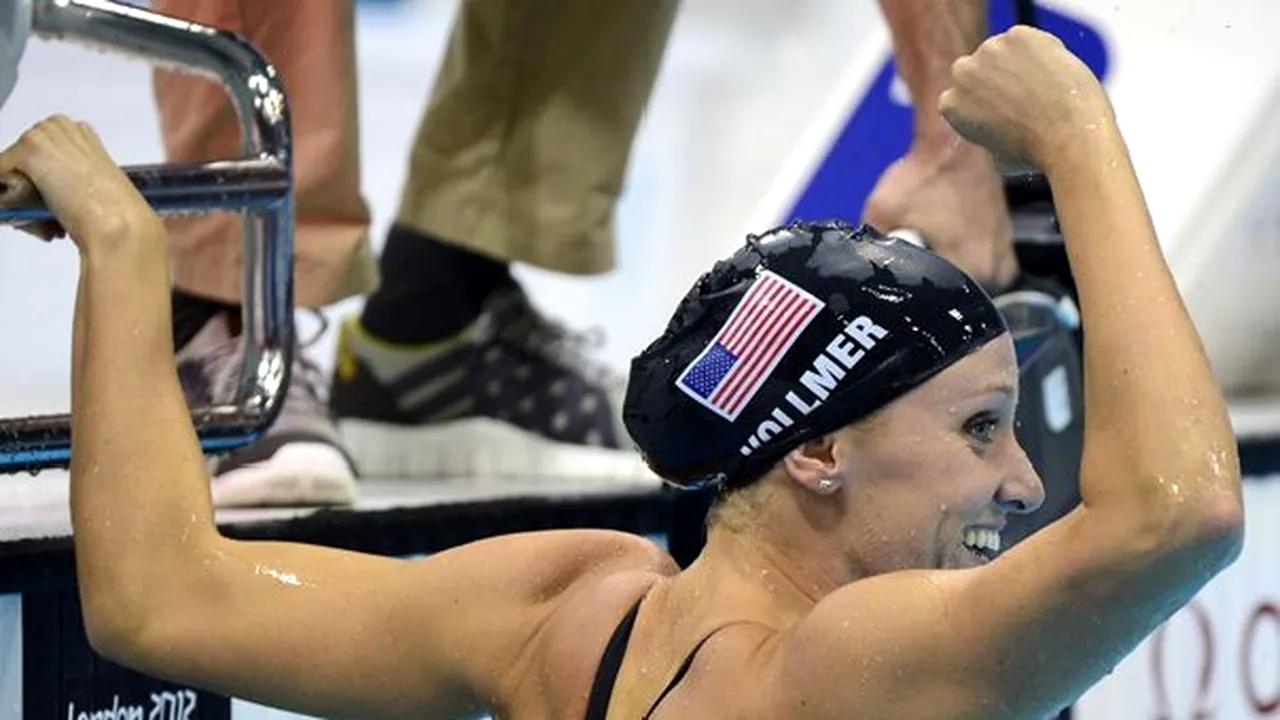 JOCURILE OLIMPICE 2012 - Aur olimpic şi record mondial pentru Dana Vollmer, la 100 m fluture