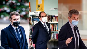 Emmanuel Macron, Francois Hollande şi Nicolas Sarkozy, uniţi de relaţia complicată cu taţii lor