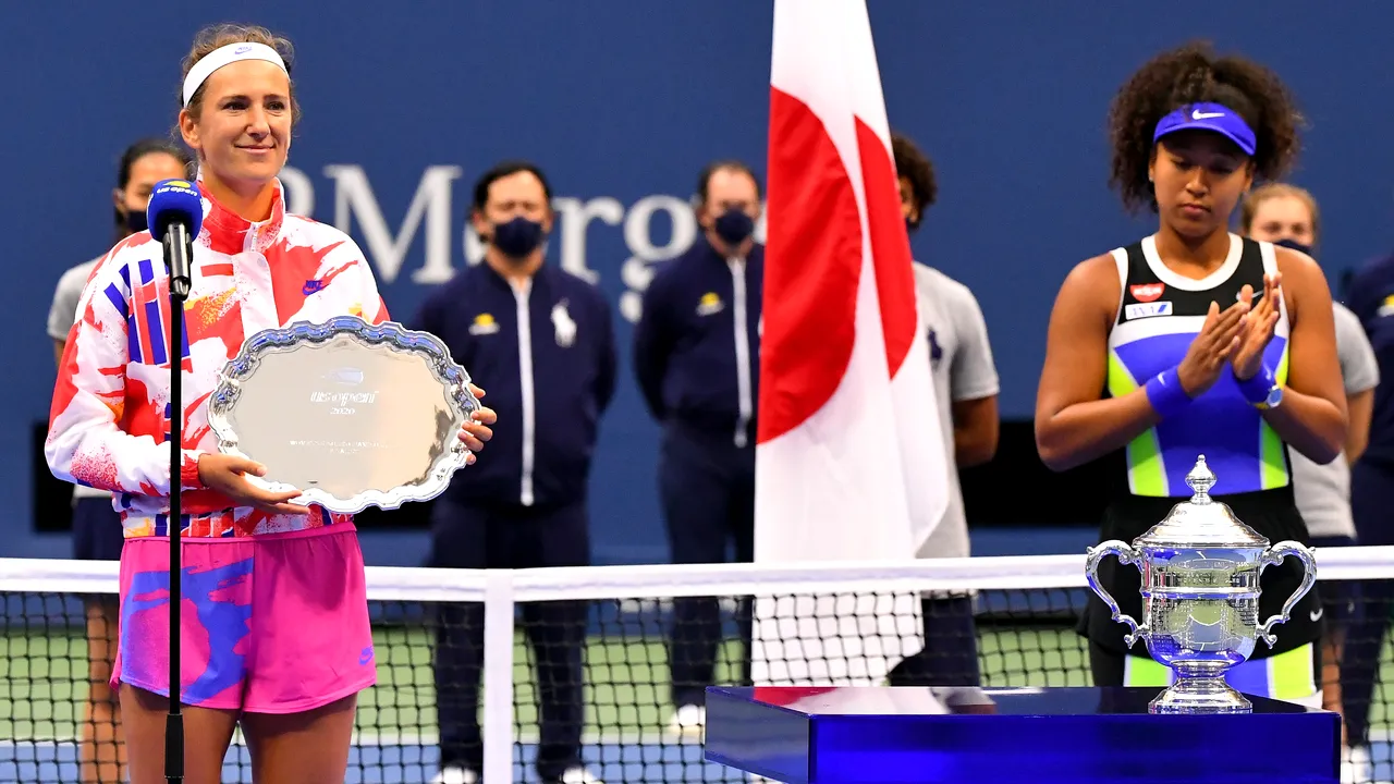 Osaka a câştigat US Open. Victoria Azarenka a pierdut în trei seturi