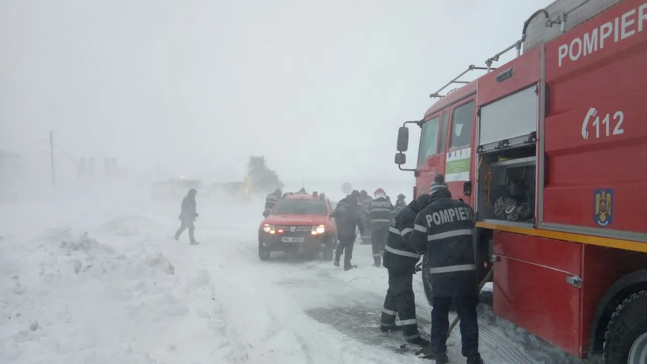 Carambol pe DN 7, în judeţul Sibiu: Un camion a luat foc pe autostradă