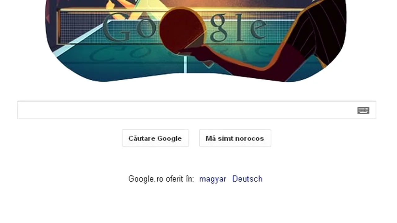 Google promovează tenisul de masă la JOCURILE OLIMPICE 2012