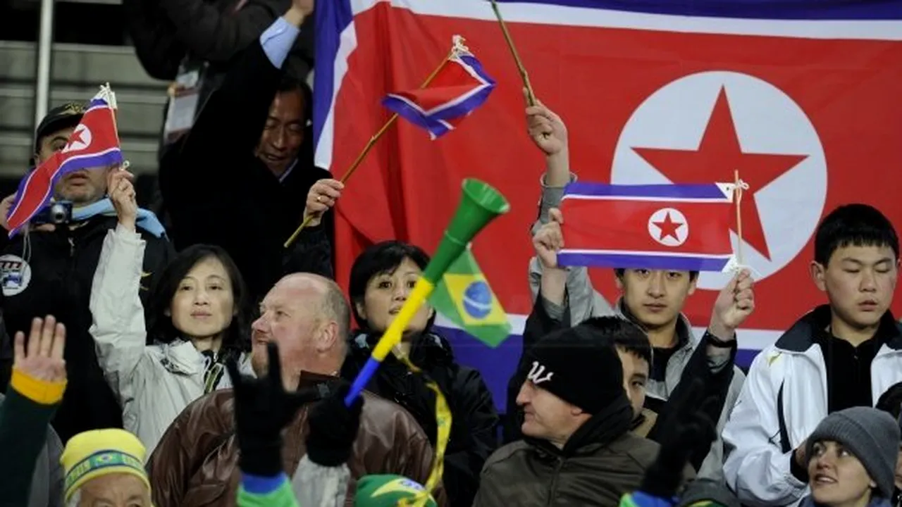 Aproximativ 50 de fani nord-coreeni asistă la meciul cu Brazilia