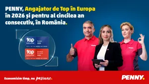 PENNY este recunoscut ca Top Employer în România pentru al cincilea an consecutiv și obține pentru prima dată certificarea Top Employer Europa 2026