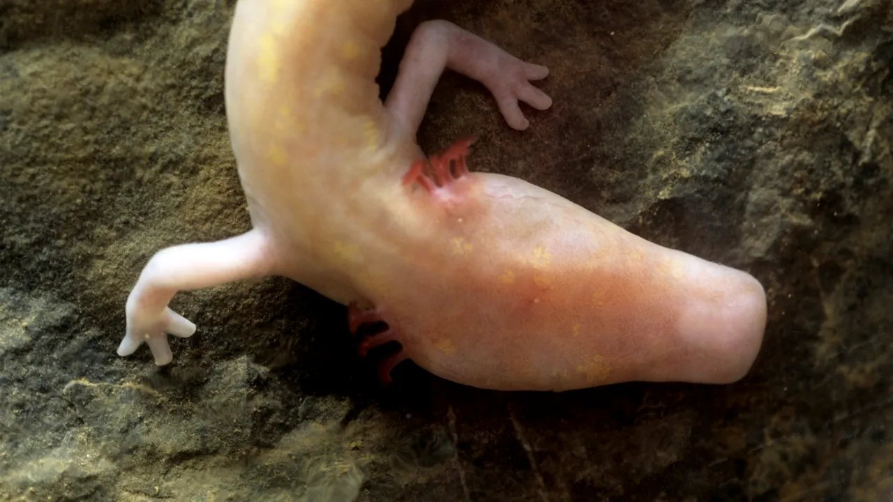 O specie rară de salamandră a rămas în acelaşi loc timp de şapte ani