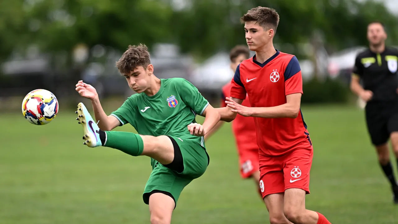FCSB a câştigat Liga Elitelor U15 după ce a învins-o în finală pe CSA Steaua