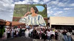 Un mural inspirat de ia gorjenească, inaugurat în Spania, în cadrul unui proiect dedicat lui Constantin Brâncuși