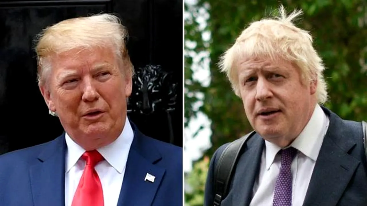 Boris Johnson îi va transmite lui Donald Trump că trebuie să se retragă din războiul comercial cu China