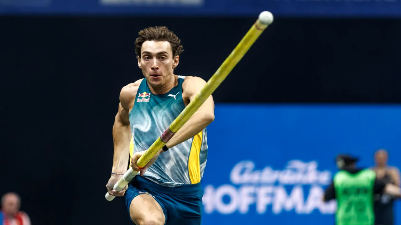Atletism. Duplantis vizează bariera de 6,30 m: Nu mi-a fost niciodată frică să sar peste clădiri