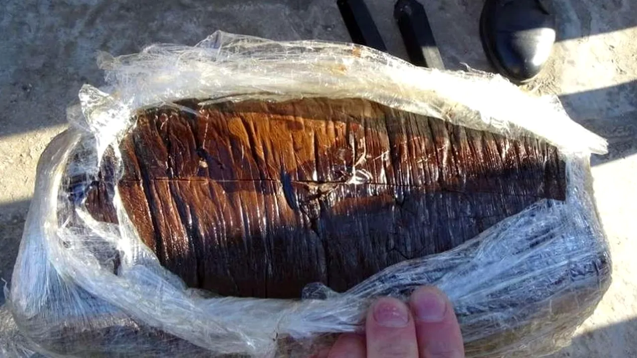 Peste 38 de kilograme de opiu, descoperite ascunse în două grătare metalice, la Calafat