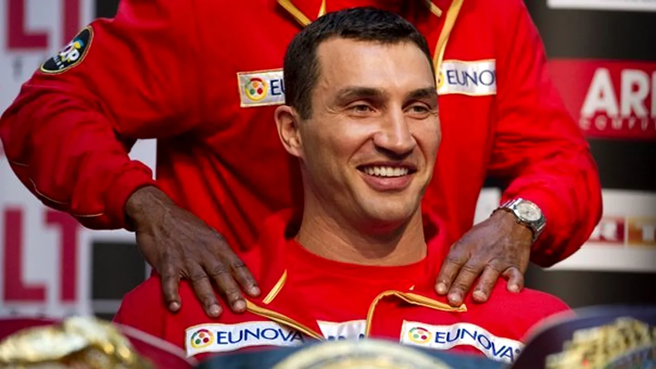 Un necunoscut a plătit un milion de dolari pentru medalia lui Klitschko, dar i-a lăsat-o sportivului