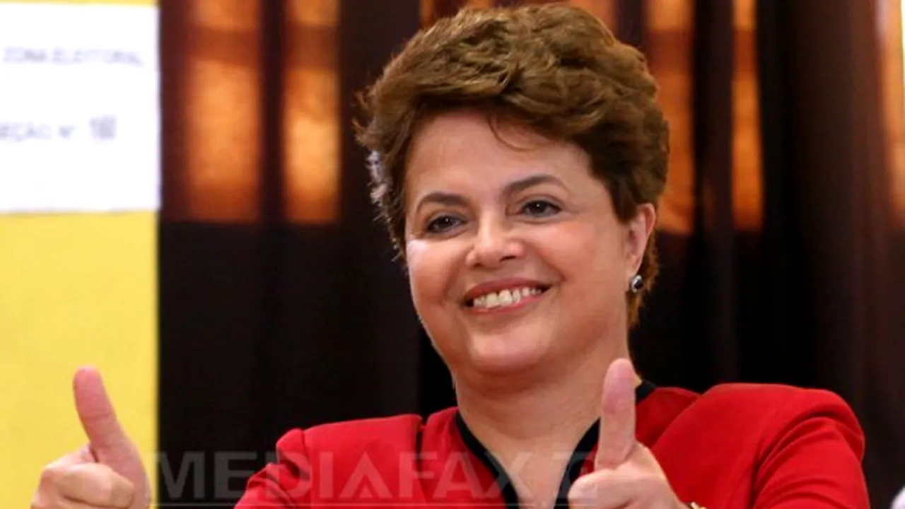 Dilma Rousseff, realeasă preşedintă a Braziliei cu 51,45 la sută din voturi 