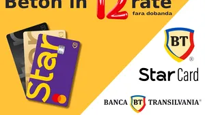 Urgent Beton si Banca Transilvania: 12 rate fara dobanda pentru achizitia de beton prin cardul Star 