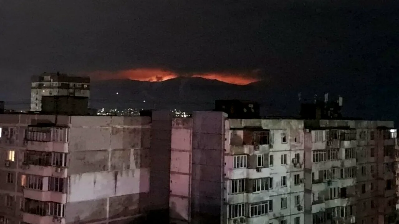Un atac cu drone ucrainene a provocat un incendiu la terminalul petrolier din Novorossiisk