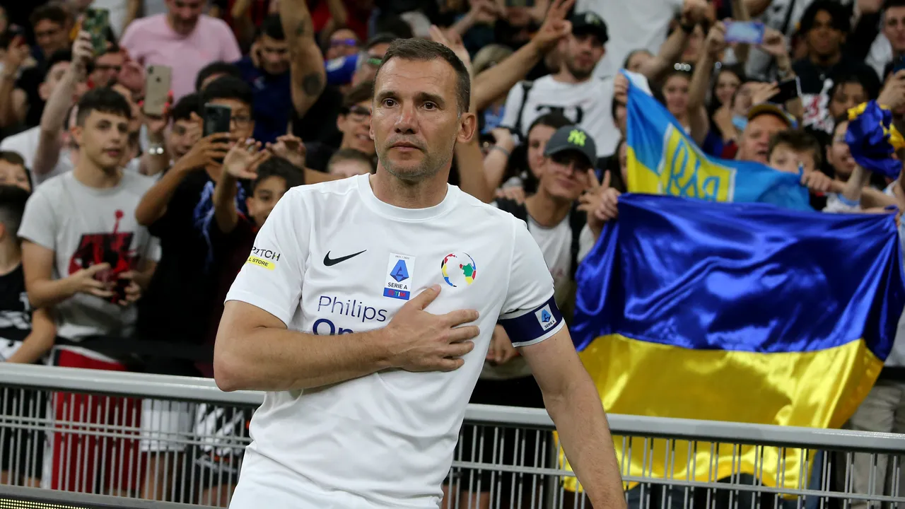 Shevchenko va strânge bani pentru o şcoală ucraineană printr-un meci caritabil la Londra