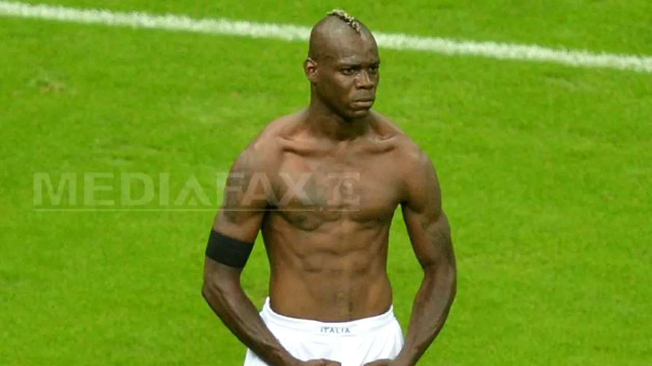 Mario Balotelli a rămas fără permis de conducere pentru exces de viteză