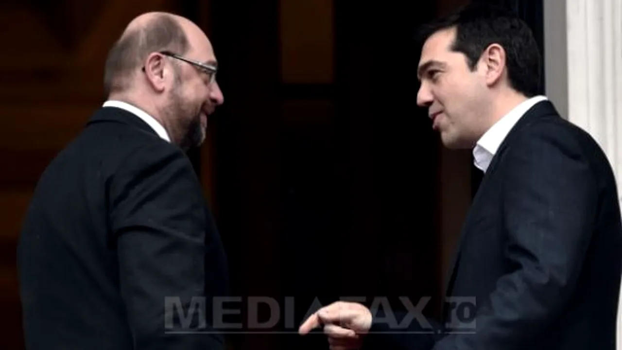 Martin Schulz, după întâlnirea cu Alexis Tsipras: Grecia este deschisă discuţiilor cu partenerii UE