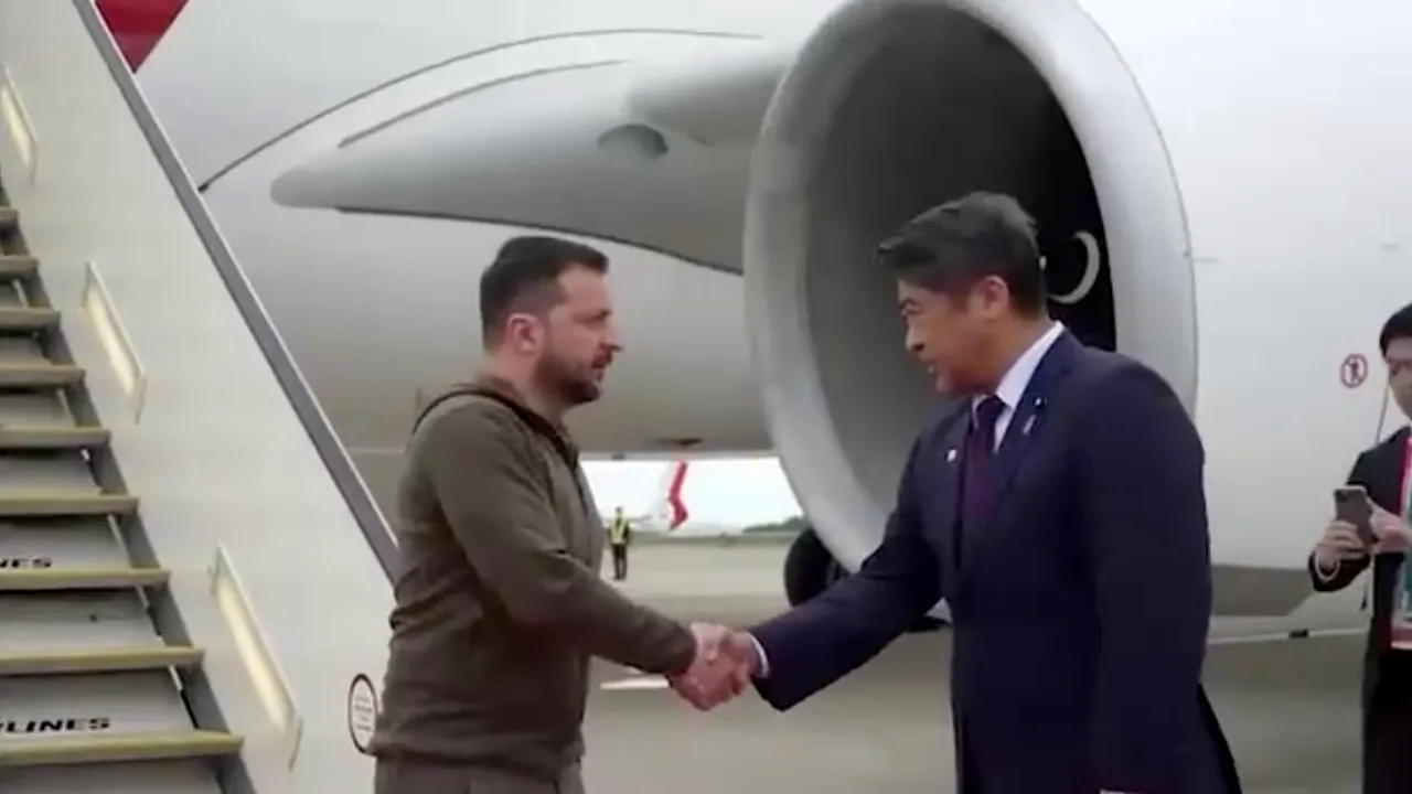 Zelenski a ajuns în Hiroshima pentru 