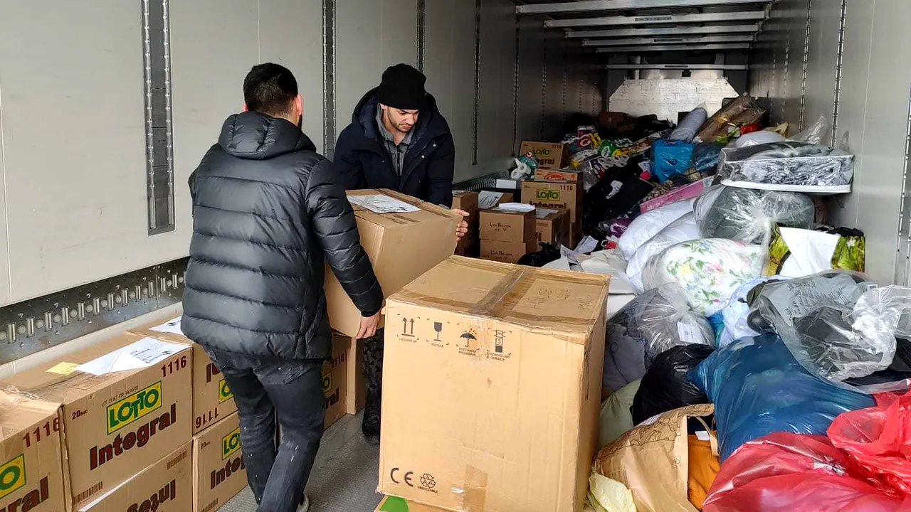 Cinci tone de produse donate în Sectorul 6 se îndreaptă spre tabăra de refugiaţi din Sighetu Marmaţiei