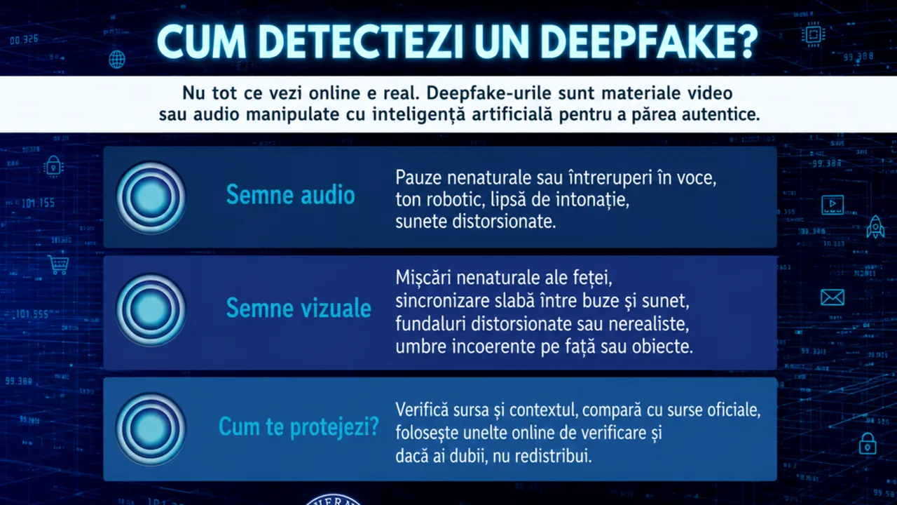 Pericolul deepfake: Cum poți recunoaște imaginile și videoclipurile false create cu AI