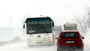 Autostrada A2 a fost închisă pe tronsonul Bucureşti - Lehliu
