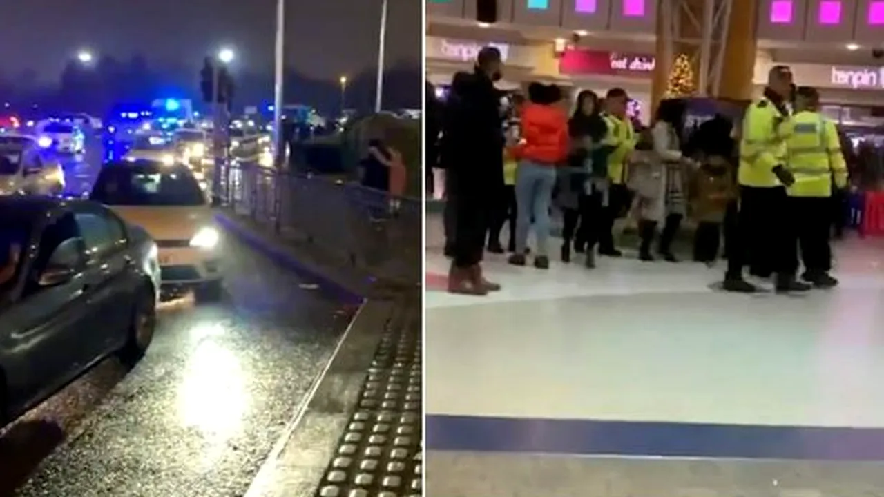 Bătaie cu macete la un centru comercial din Birmingham. Mai mulţi poliţişti au fost răniţi. VIDEO