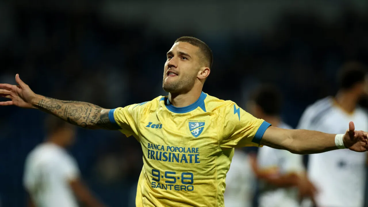 Daniel Bîrligea, două goluri în două minute diferite ale meciului cu Lecce. Presa italiană, impresionată de atacantul român