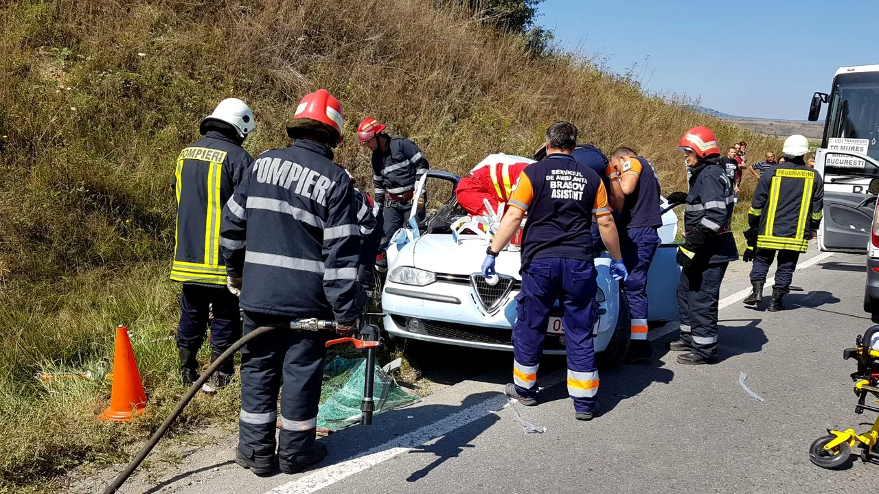 Şapte persoane rănite în două accidente produse în judeţul Braşov 