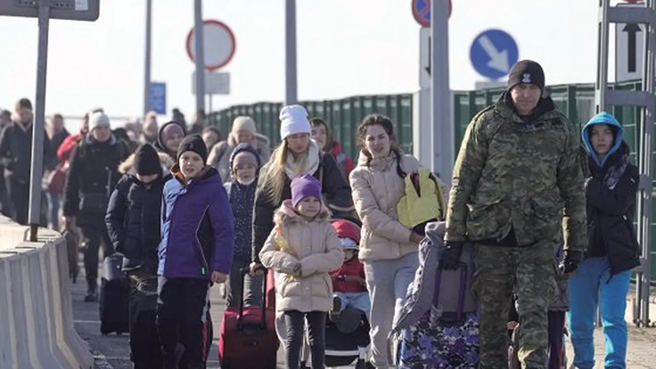 Peste 22.000 de ucraineni au intrat vineri în România