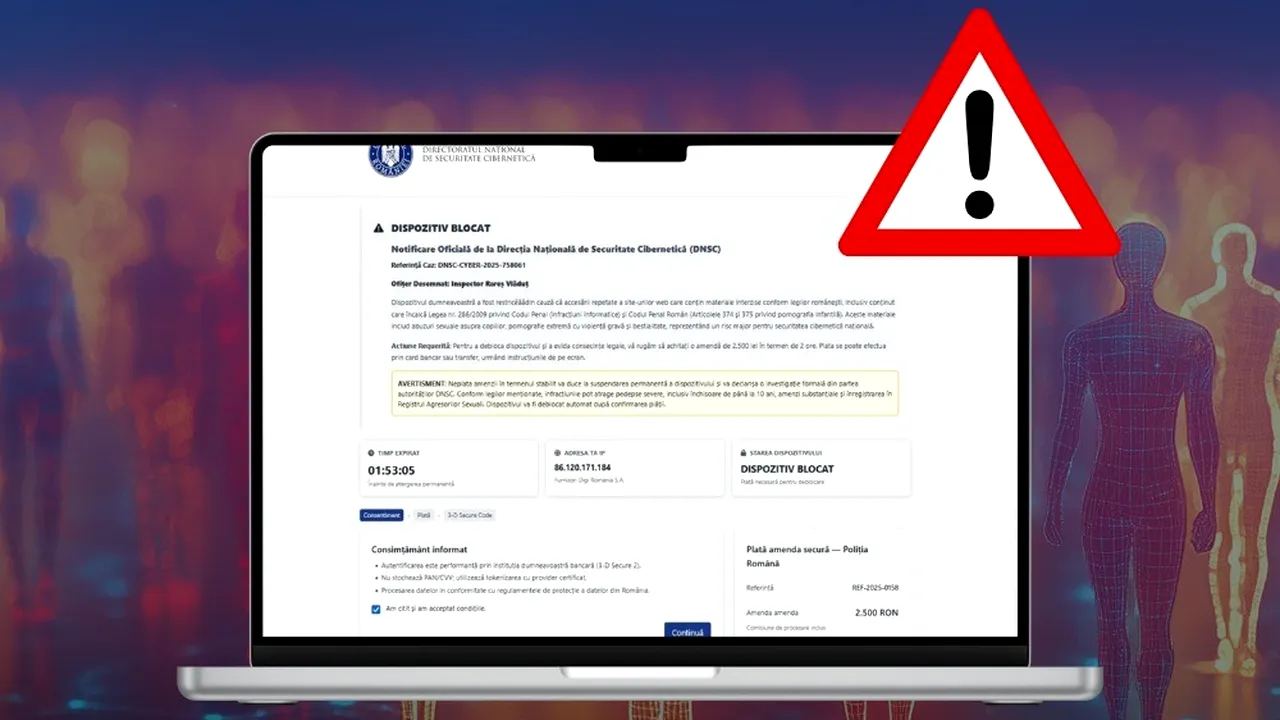 Tentative de fraudă pe site-uri pentru adulți. Avertismentul DNSC