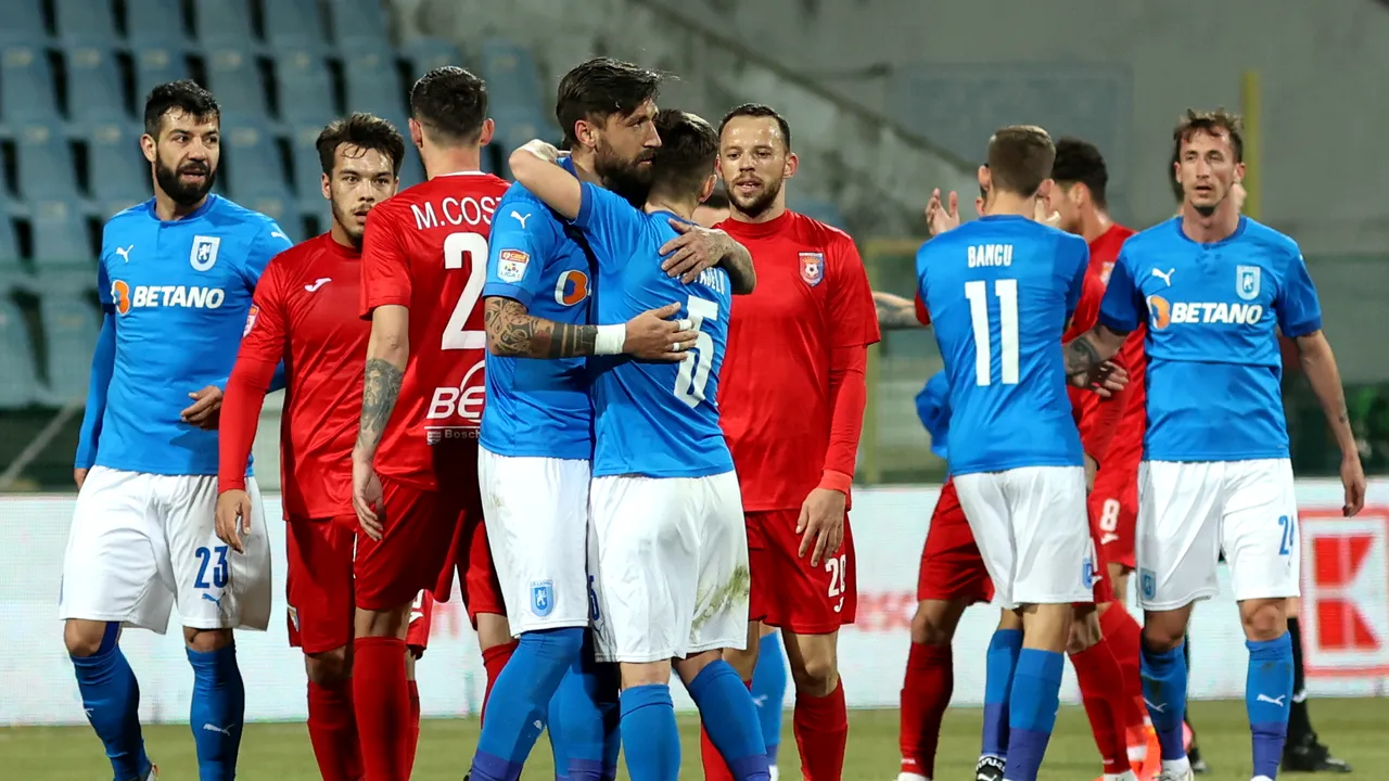 Universitatea Craiova este prima semifinalistă a Cupei României la fotbal